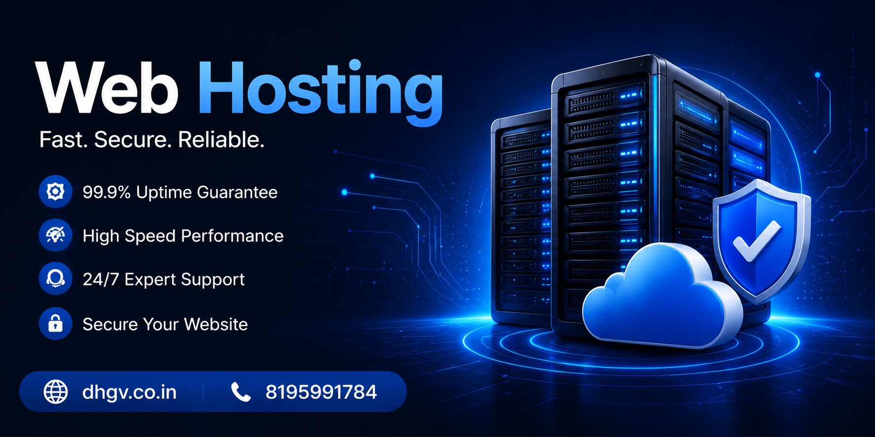 Web Hosting — Fast, Secure, Reliable